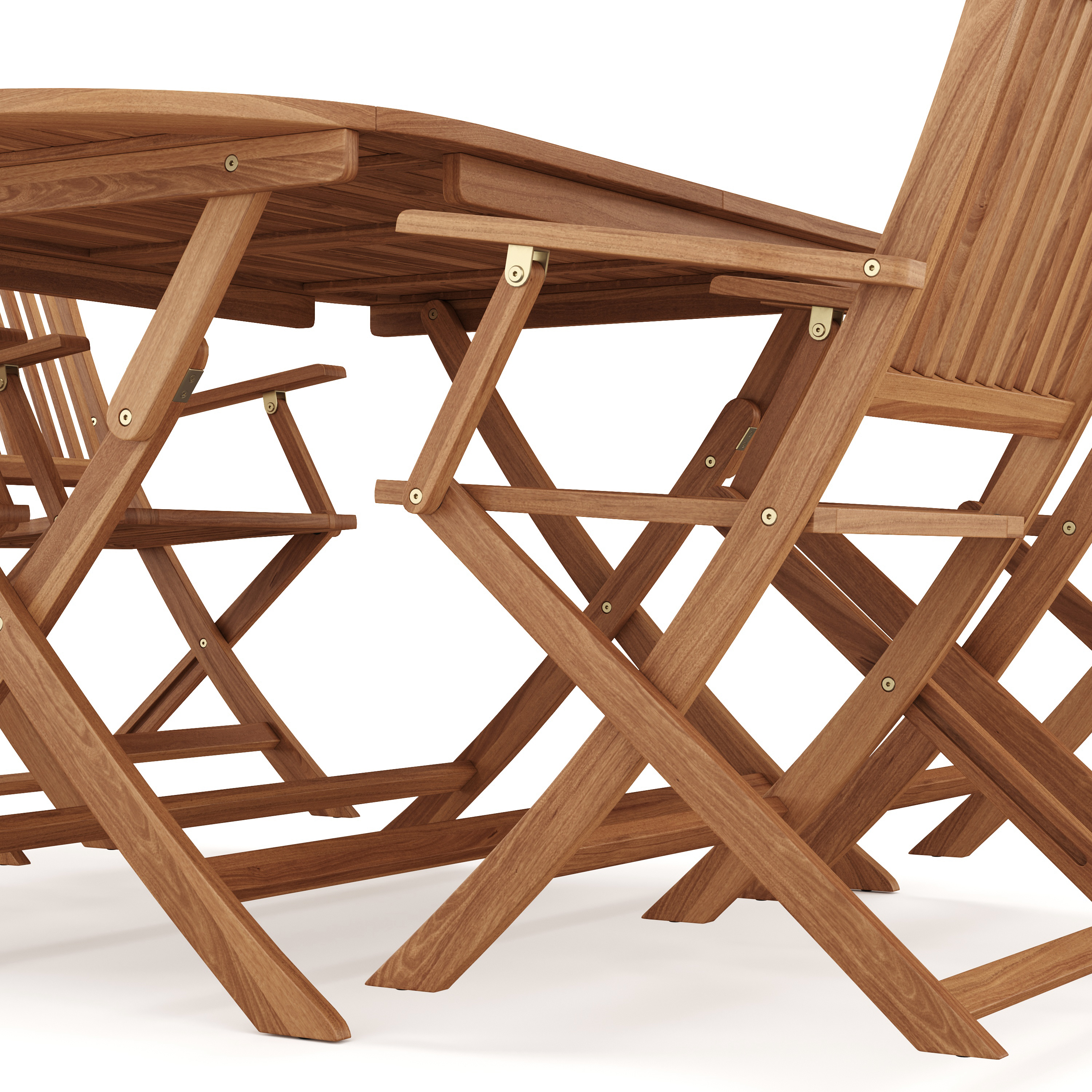 Gartenmöbel Set Holz ADONIS 5-teilig