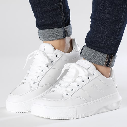 Baskets Femme Chunky Cupsole Badge 0926 White