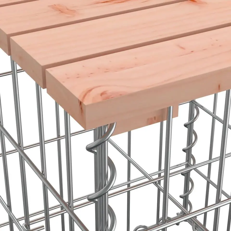 vidaXL - Tuinbank schanskorfontwerp - Massief douglashout - 92x71x65,5 cm