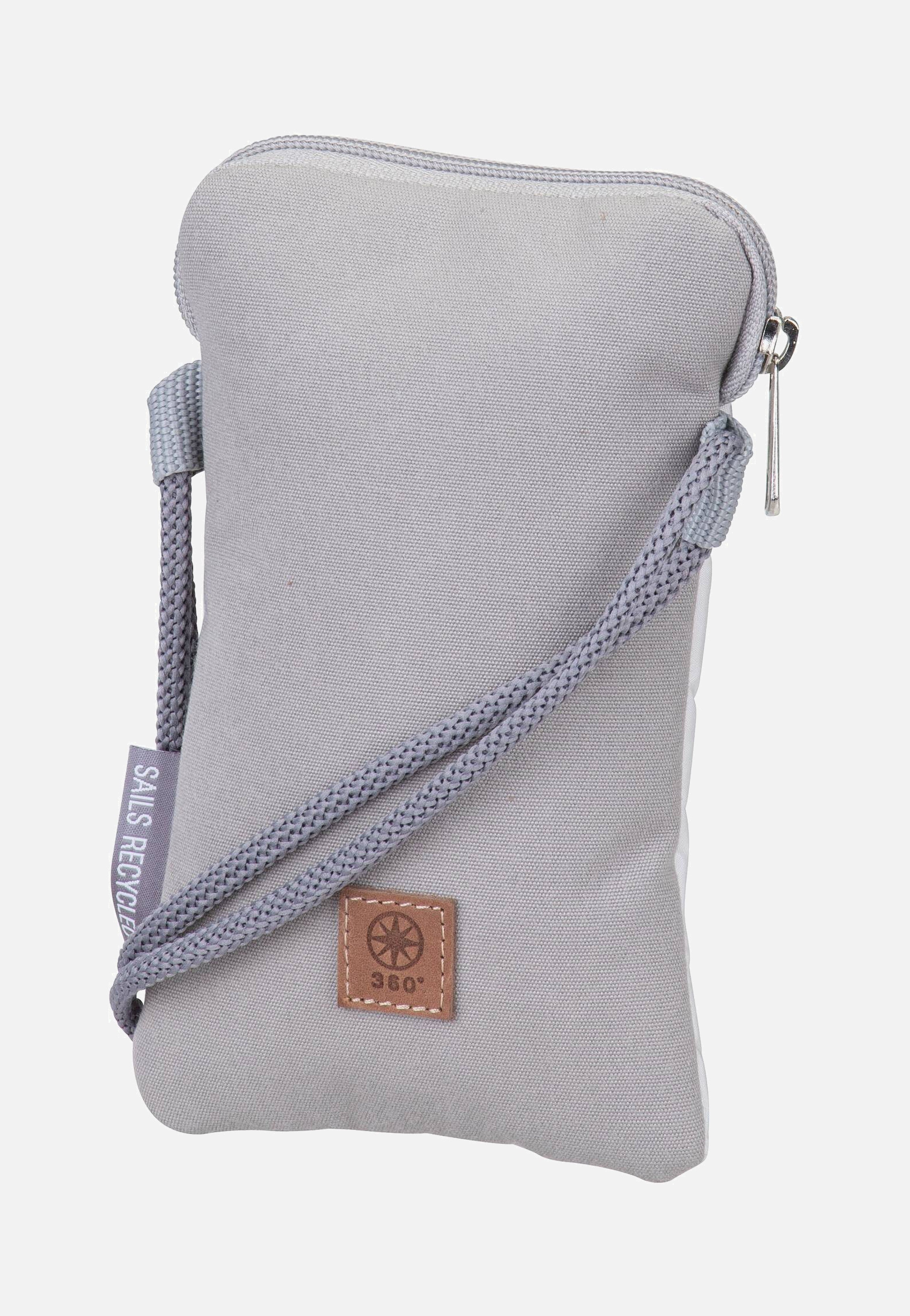 Nautik Lütt Stencil-Weiß/Grau - Handytasche
