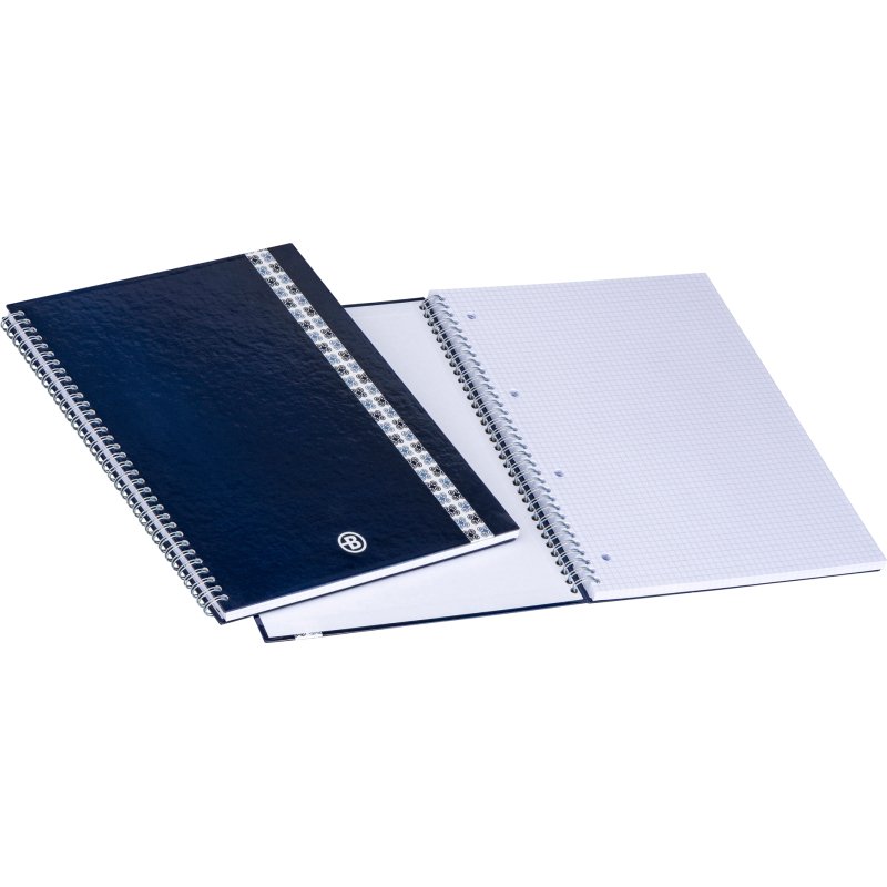 Cahier spirale Bruneau Notebook 23 x 30 cm petits carreaux 160 pages