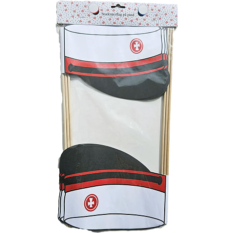 Studenterflag 6-pak - flere varianter - assorteret