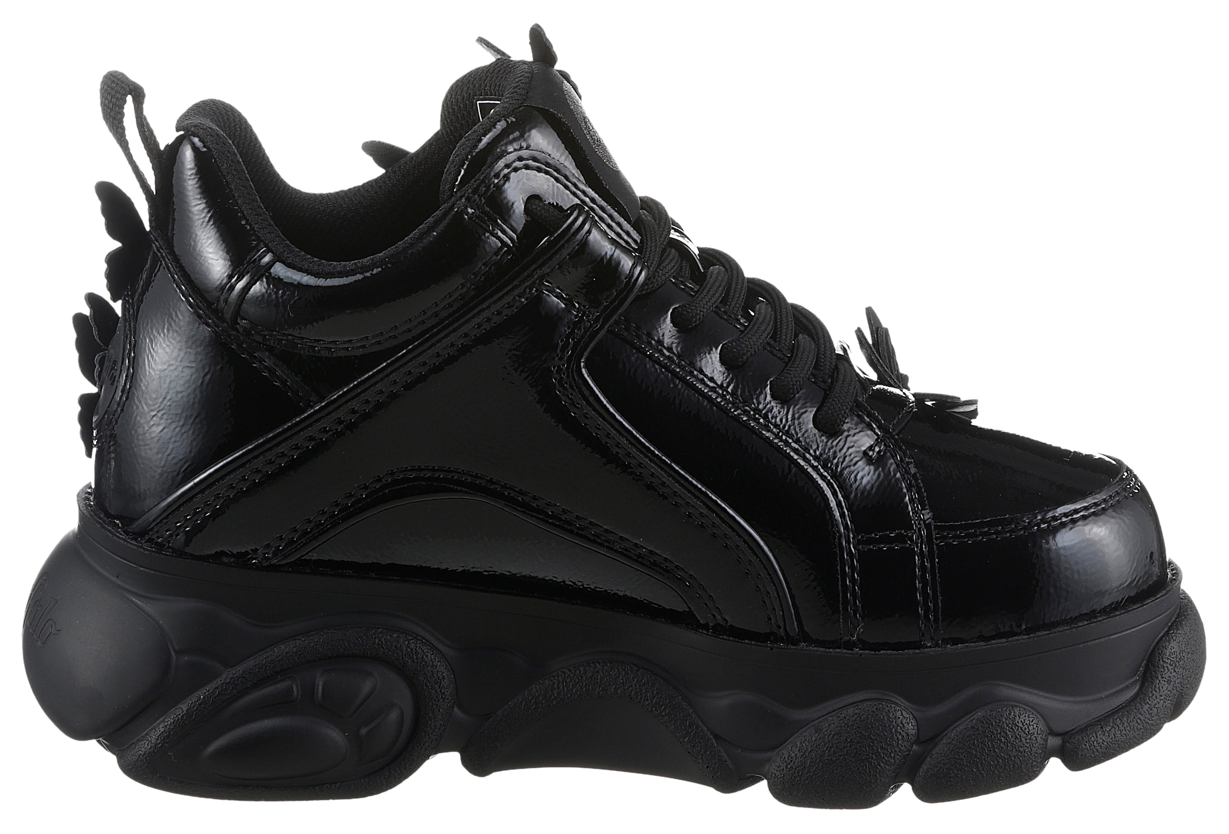 Buffalo Plateausneaker »CORIN BUTTERFLIES«  , Freizeitschuh, Halbschuh, Schnürschuh, Streetwear, vegan
