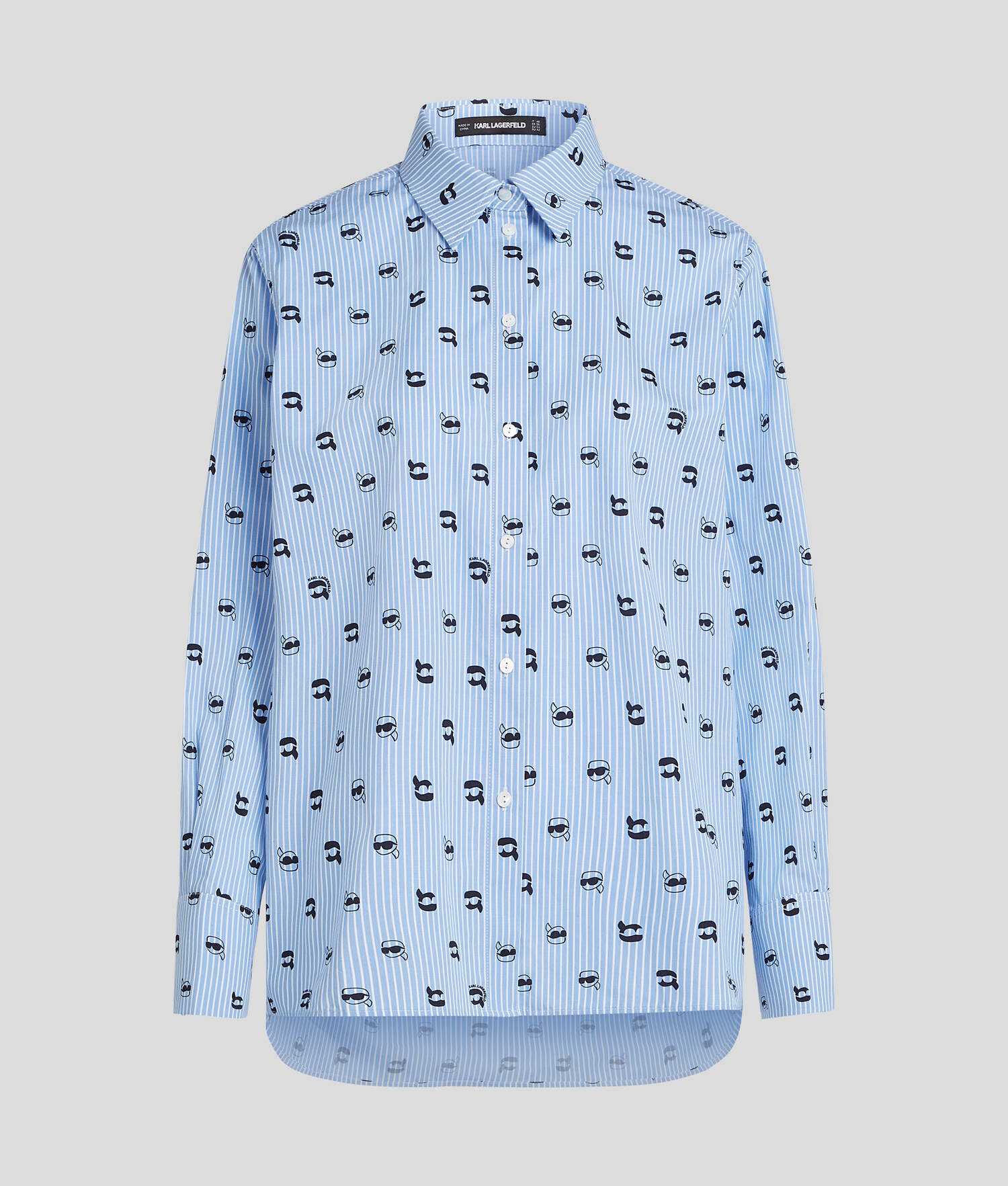 CHEMISE À IMPRIMÉ FAÇON ALL-OVER IKON - Rayures Bleu Kentucky