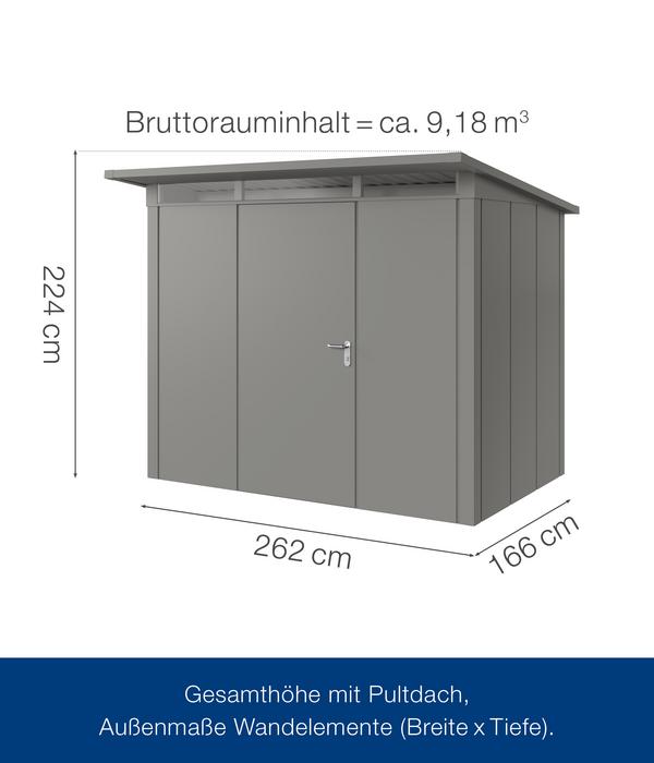 Hörmann Metallgerätehaus Juno JPD8 L-Sk