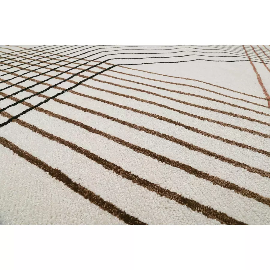 Esprit Kurzflorteppich Bass beige