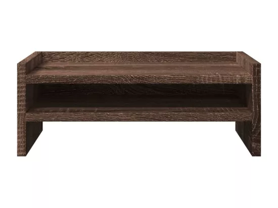 Support de moniteur chêne marron 42x24x16 cm bois d'ingénierie