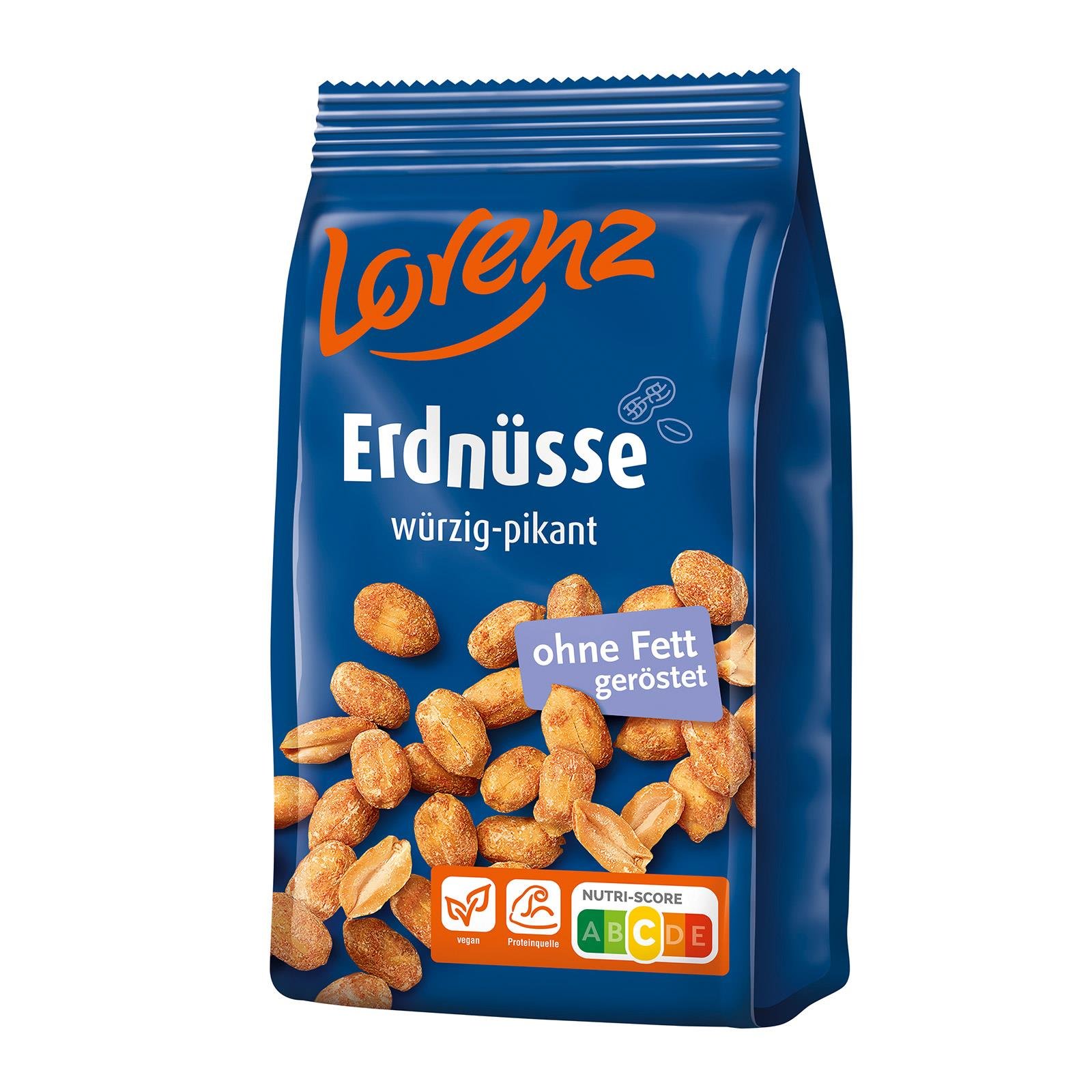 Lorenz Erdnüsse fettfrei geröstet
