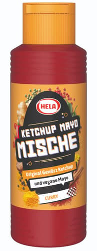 Hela Ketchup Mayo Mische Curry vegan
