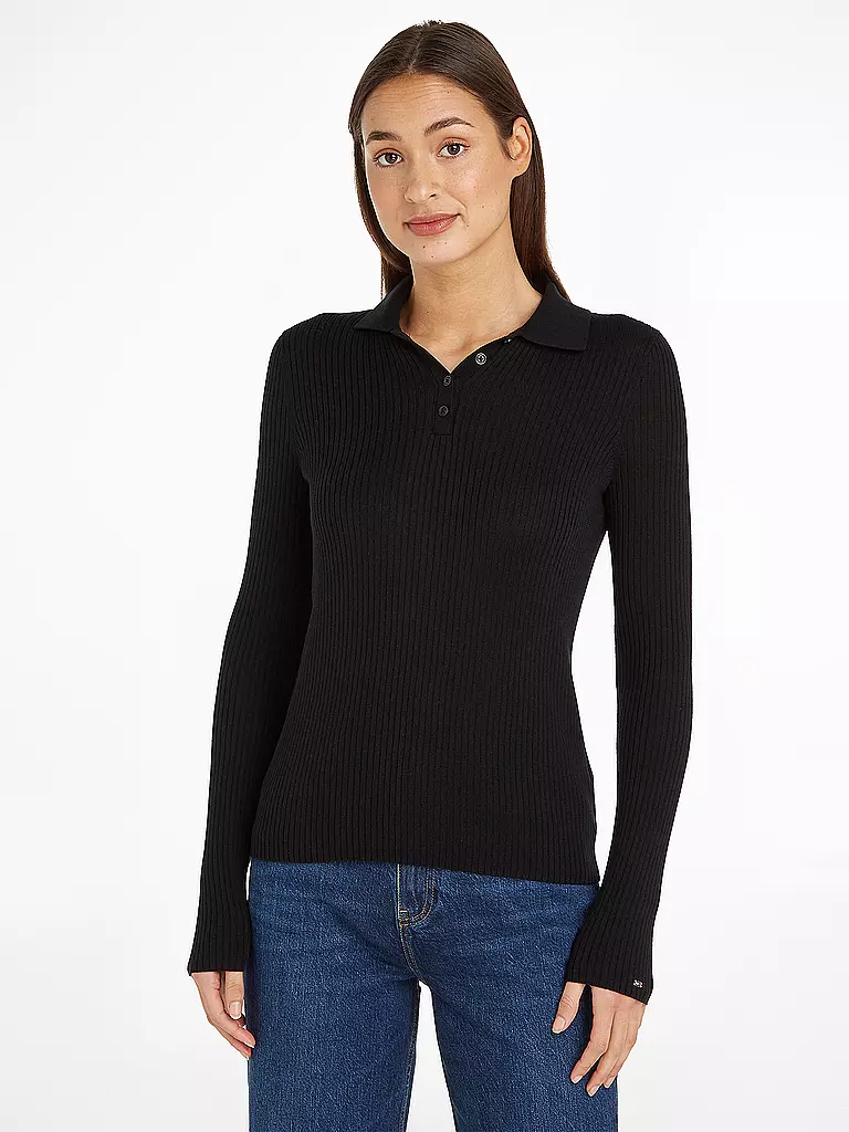 TOMMY HILFIGER Poloshirt schwarz