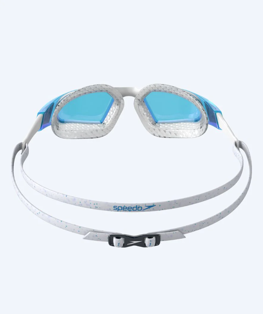 Speedo åbent vand svømmebriller - AquaPulse Pro - Hvid/blå