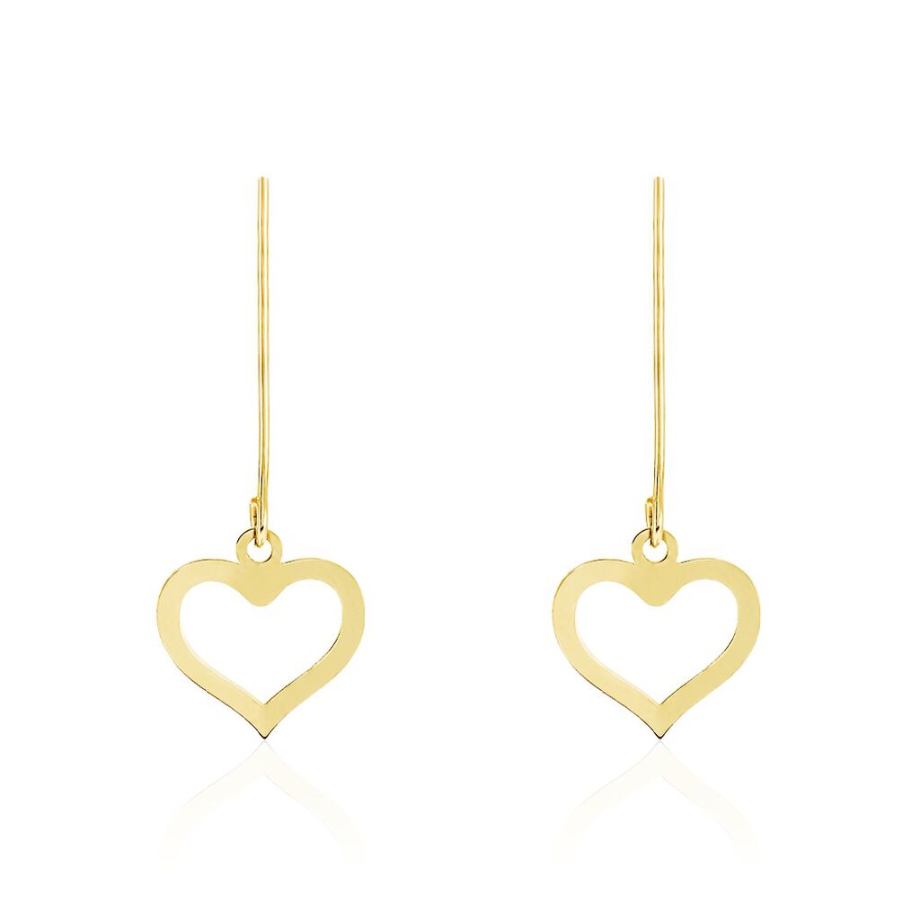 Boucles D'oreilles Pendantes Or Jaune
