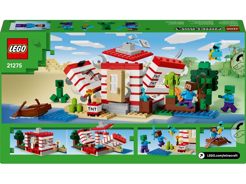 LEGO® Minecraft Das TNT-Dschungelhaus 21275 Kreatives Bauspielzeug