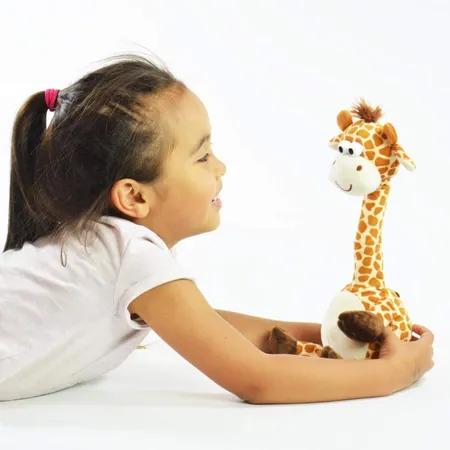 Kögler Laber Giraffe tanzend, die alles nachplappert, Plüsch
