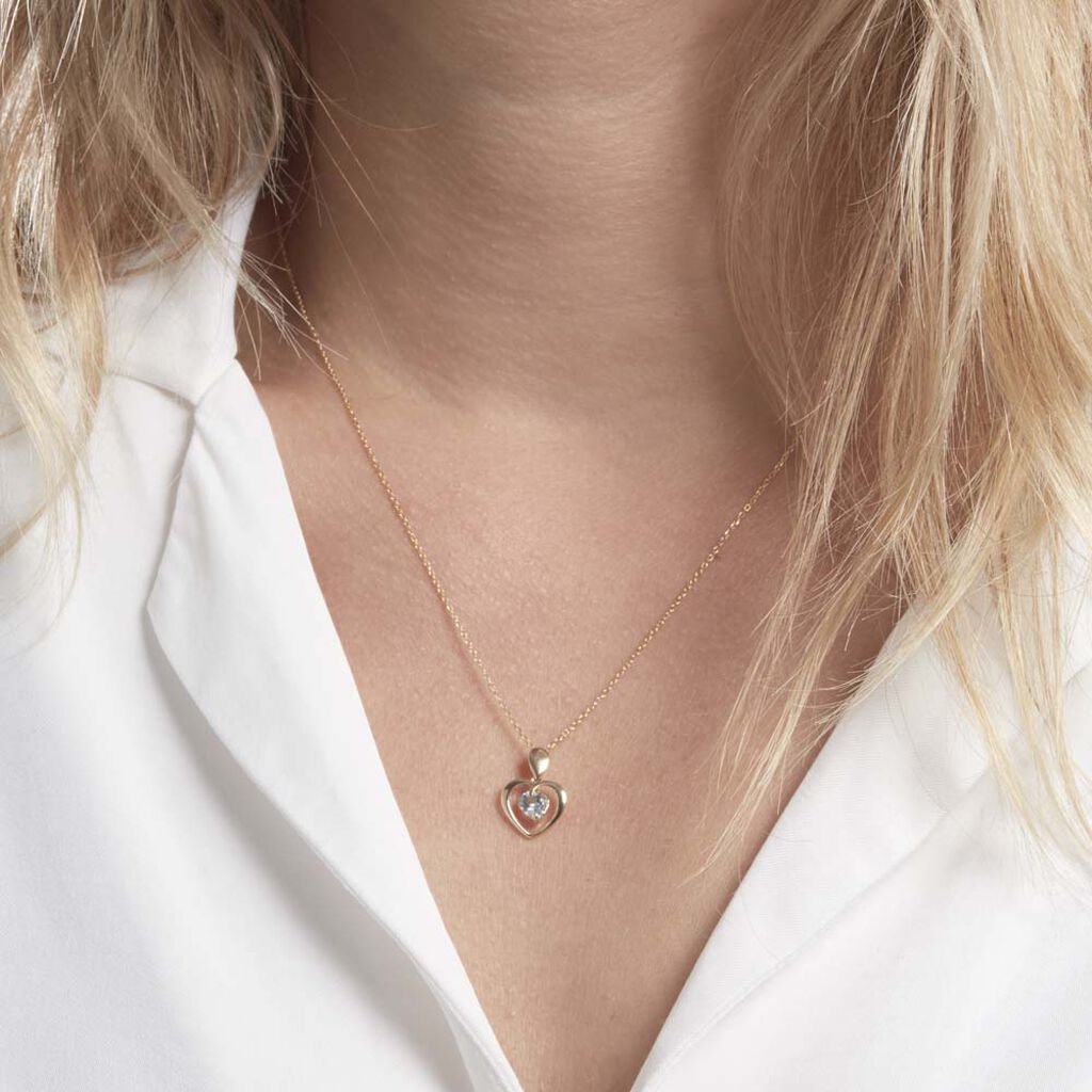 Pendentif Or Jaune Gurvan Topaze