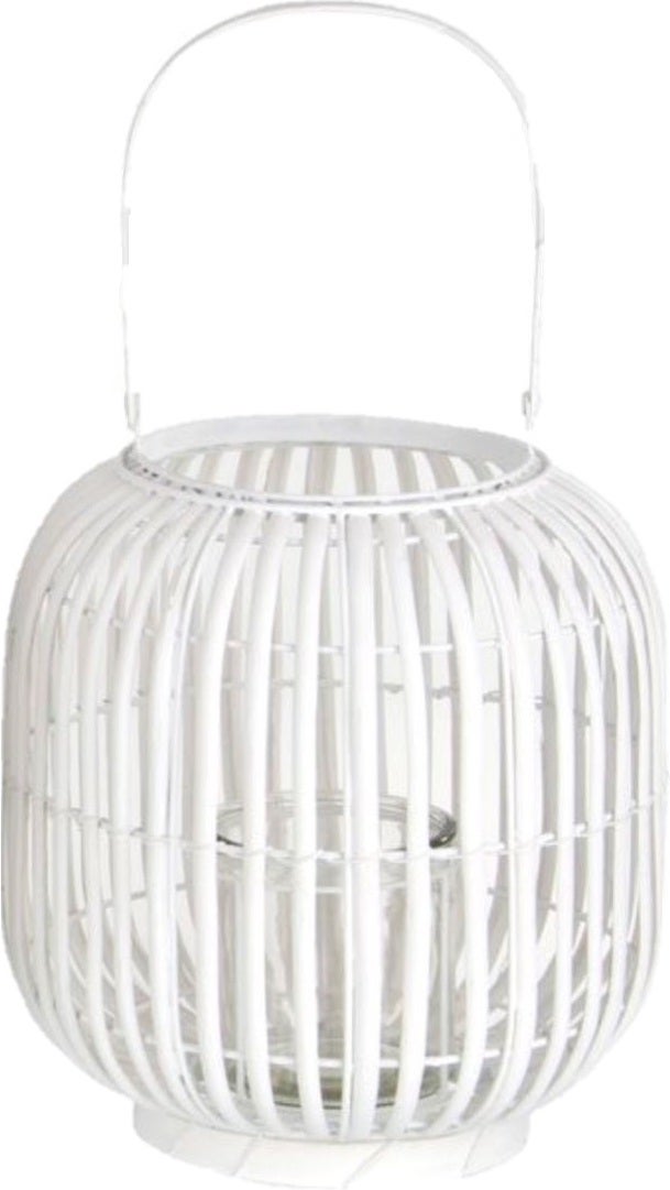 Intratuin windlicht Jack wit D 22 H 29 cm