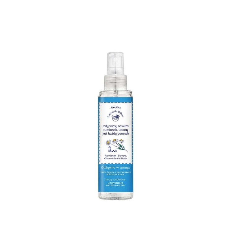 Joanna Z Apteczki Babuni Feuchtigkeitsspendender und entwirrender Conditioner Kamille und biotyna 150 ml