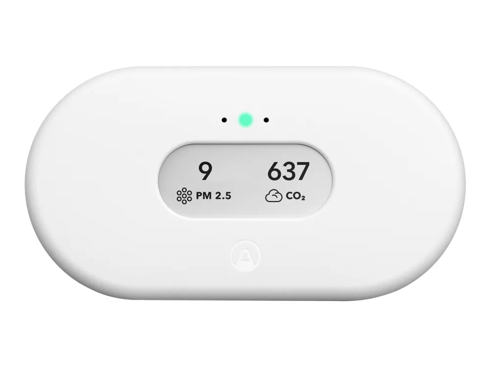 Airthings View Plus - Luftkvalitetssensor - trådløs - 802.11b/g/n, Bluetooth 4.2, Airthings SmartLink - 2.4 Ghz