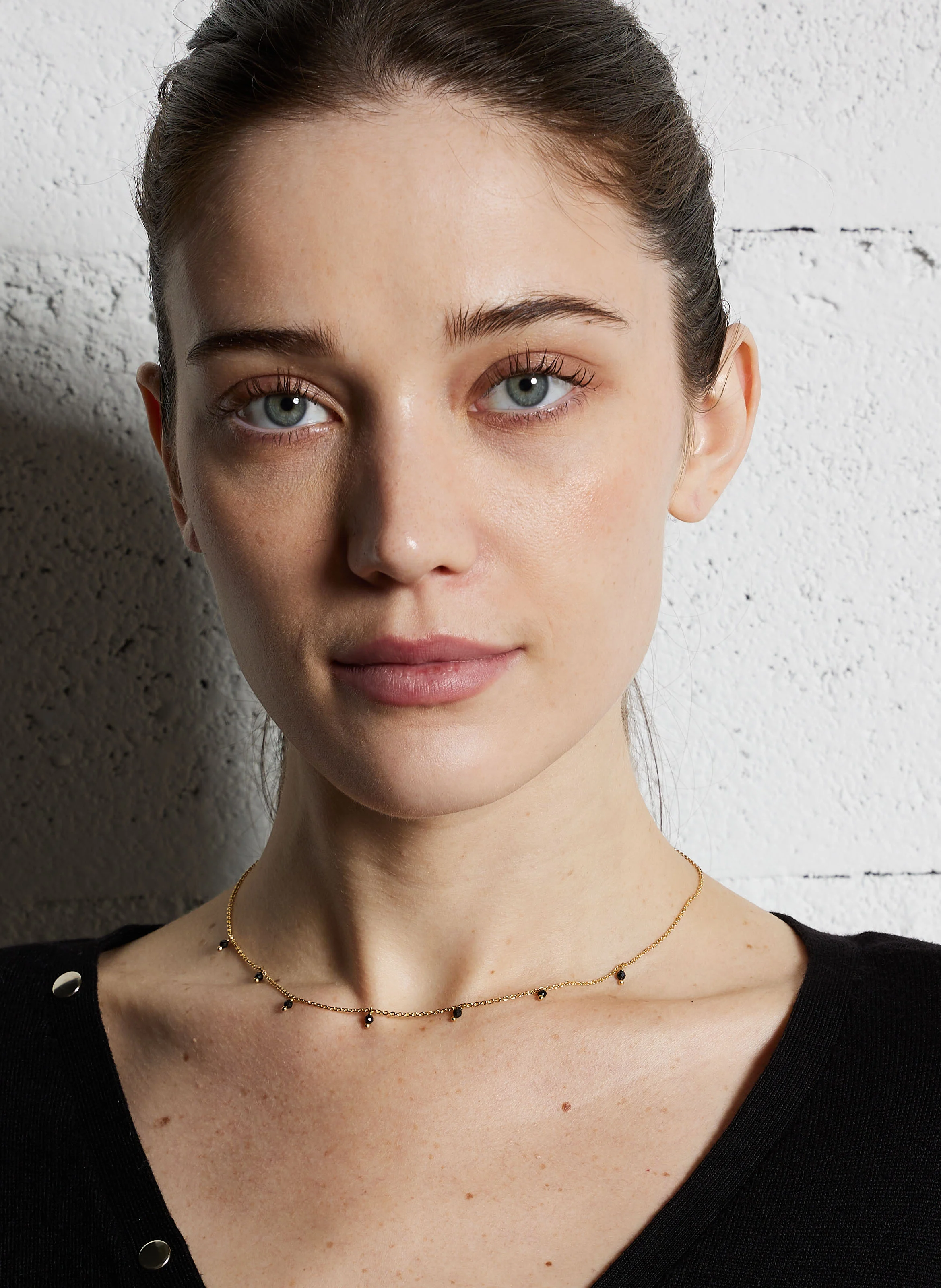 MILADY - Collier en laiton | Noir