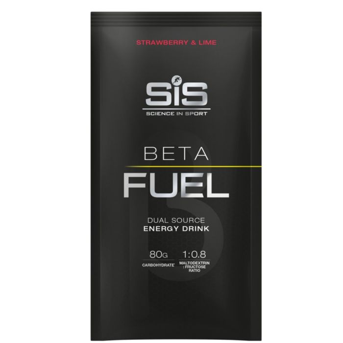 Sis Unisex Energi Beta Fuel Sachet 80g (Strawberry Lime) Hvid