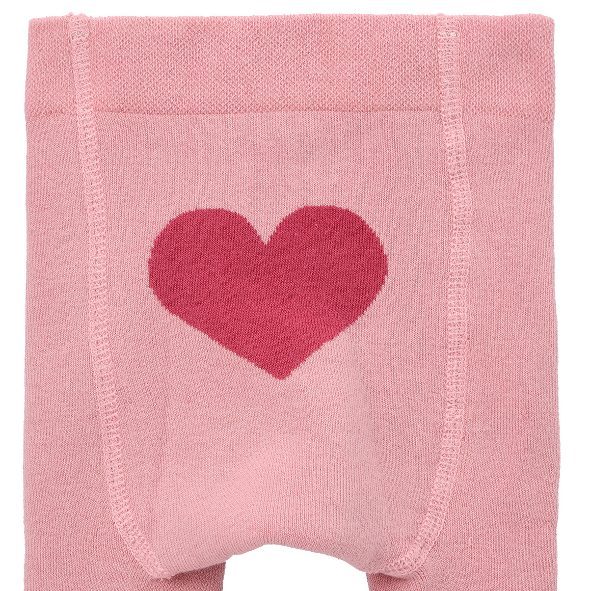 Topomini 2 Baby Frottee-Strumpfhosen im Set beige / rosa