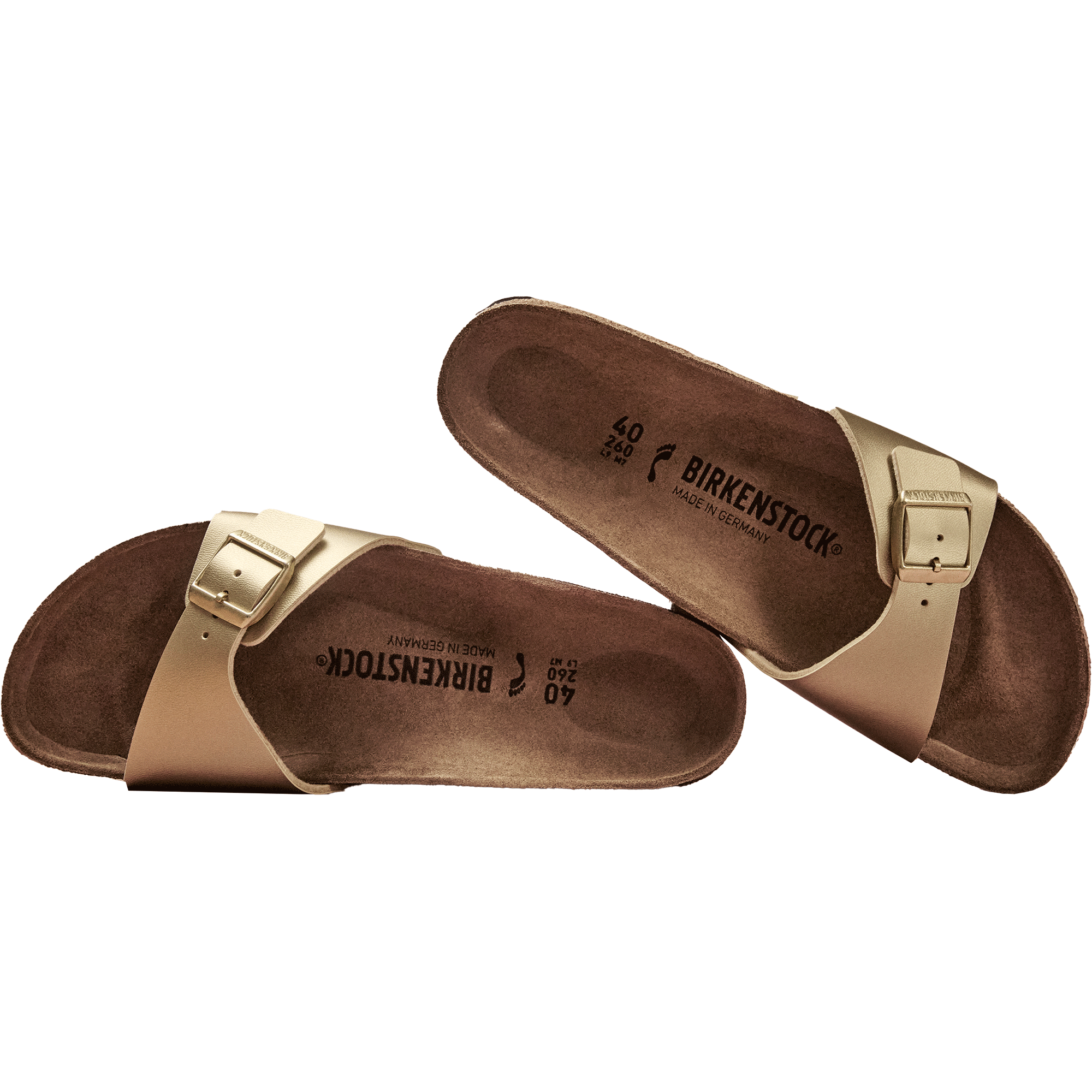 Birkenstock Madrid Sandalen Damen gold