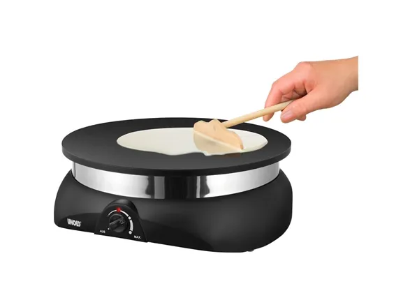 UNOLD Crêpesmaker Profi - Pandekagepande - 1,3 kW - sort