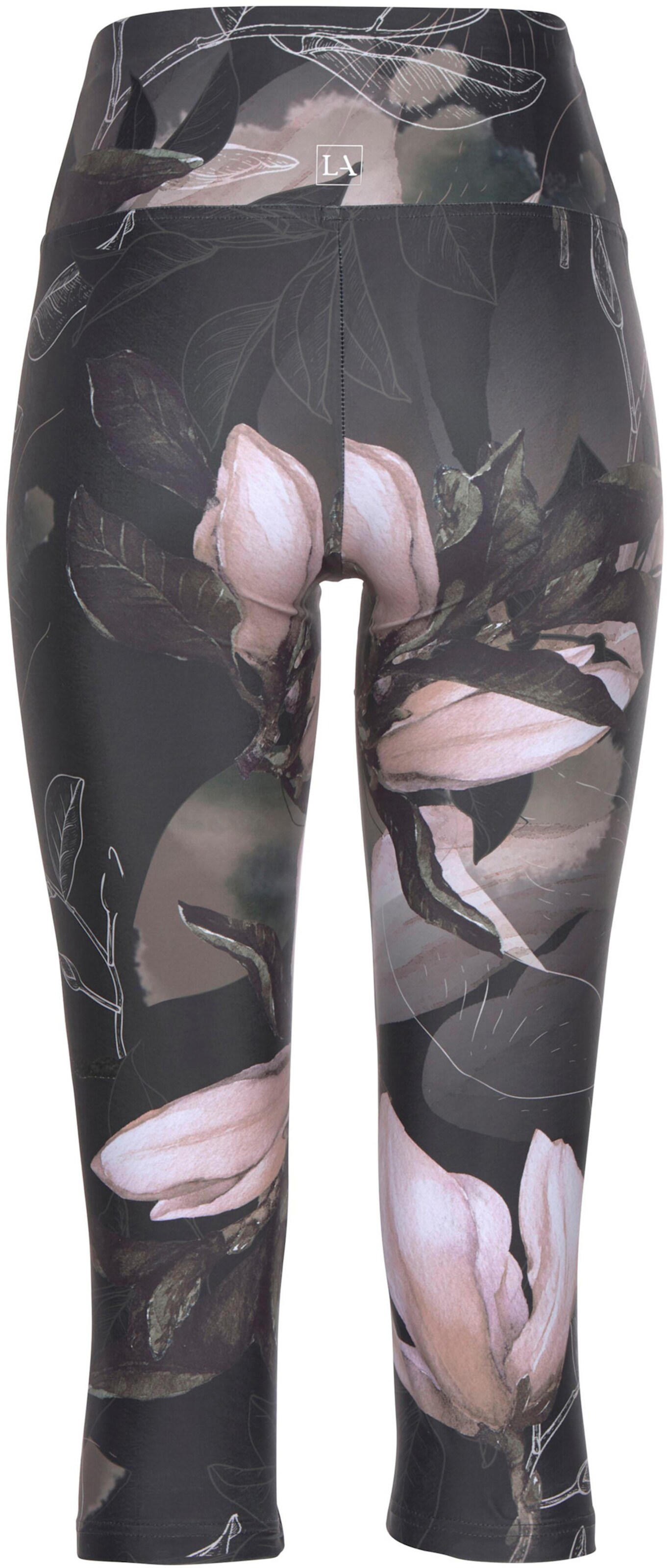 LASCANA ACTIVE Caprileggings in khaki-gemustert-hellrosa