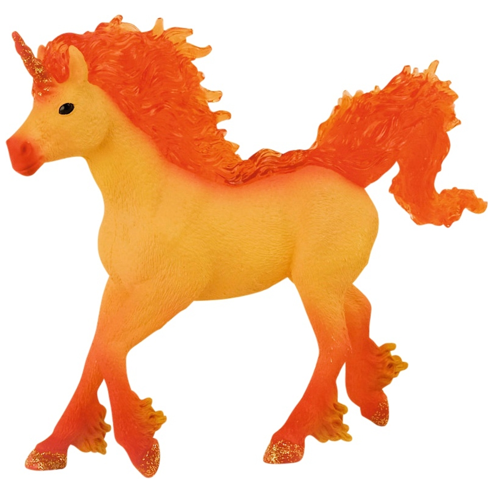 Schleich Bayala Elementa Fire Unicorn Stallion 70756