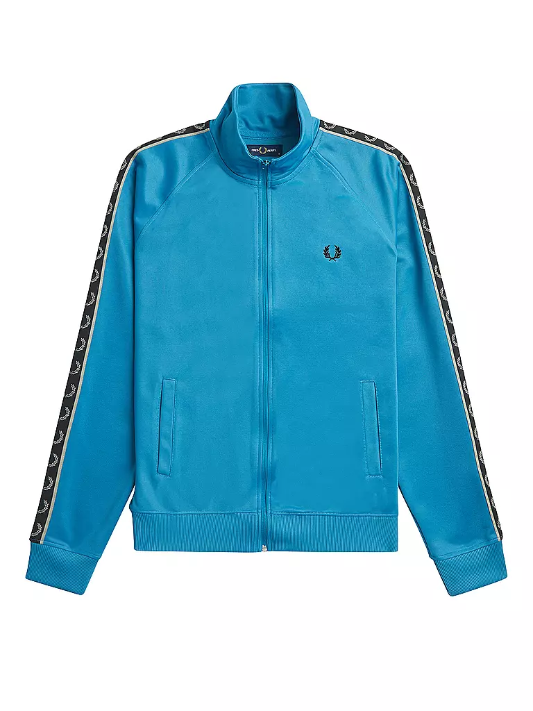 FRED PERRY Sweatjacke blau