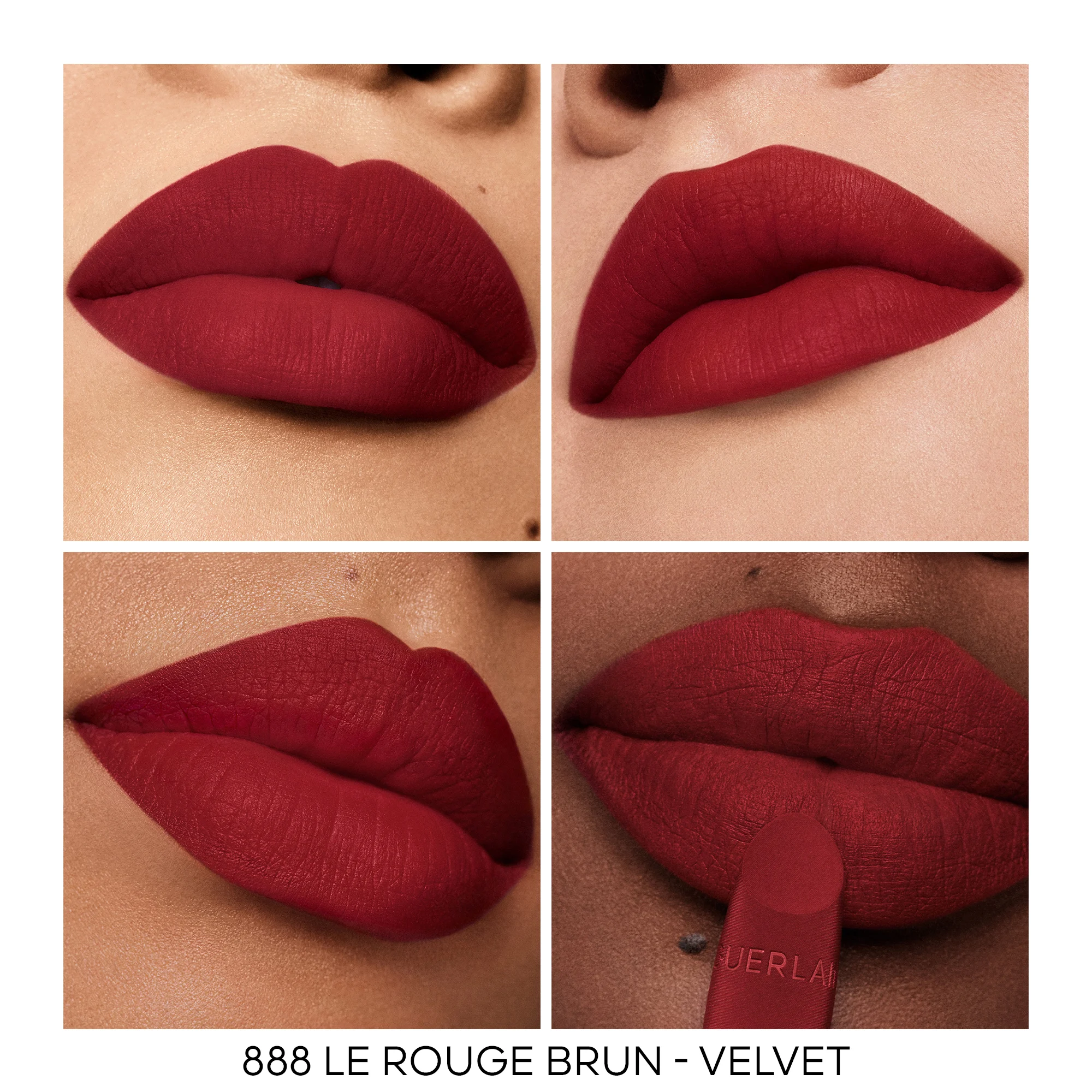 ROUGE G La recharge - Le rouge à lèvres soin personnalisable |- 888 LE ROUGE BRUN – VELVET