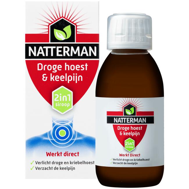 Natterman Droge Hoest & Keelpijn 150 ML