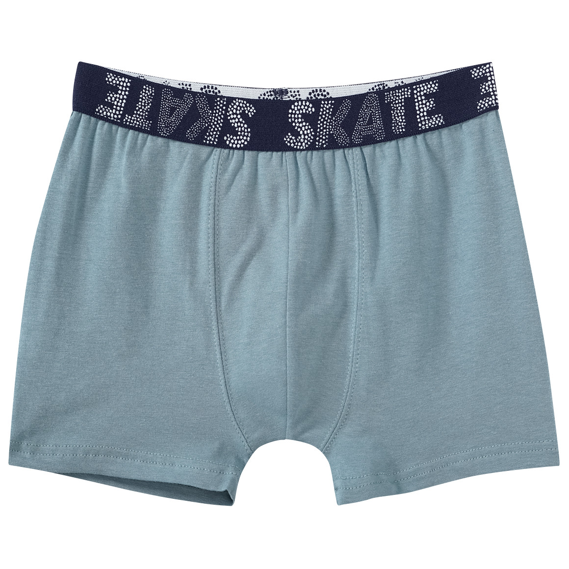 Yigga 3 Jungen Boxer mit Webbund blau / dunkelblau / graugrün