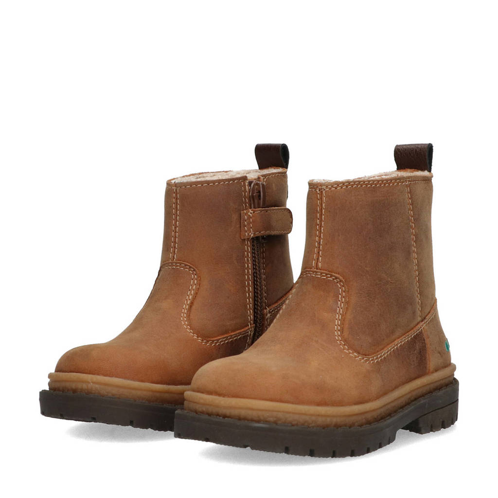 BunniesJR Tim Trailgevoerde leren enkelboots cognac