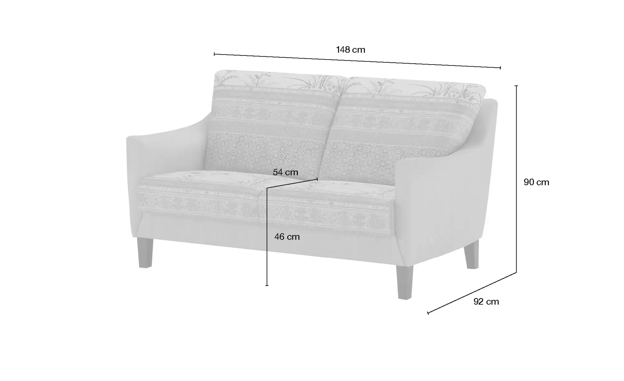 bassetti by SCHRÖNO Sofa Ancona