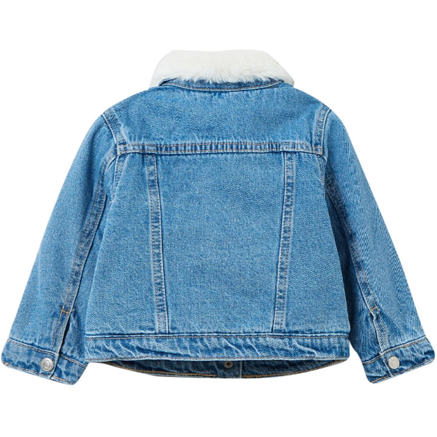 OVS Jeansjacke mit Fell