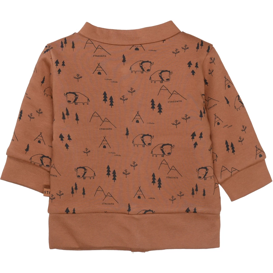 STACCATO Wendejacke Haselnuss gemustert
