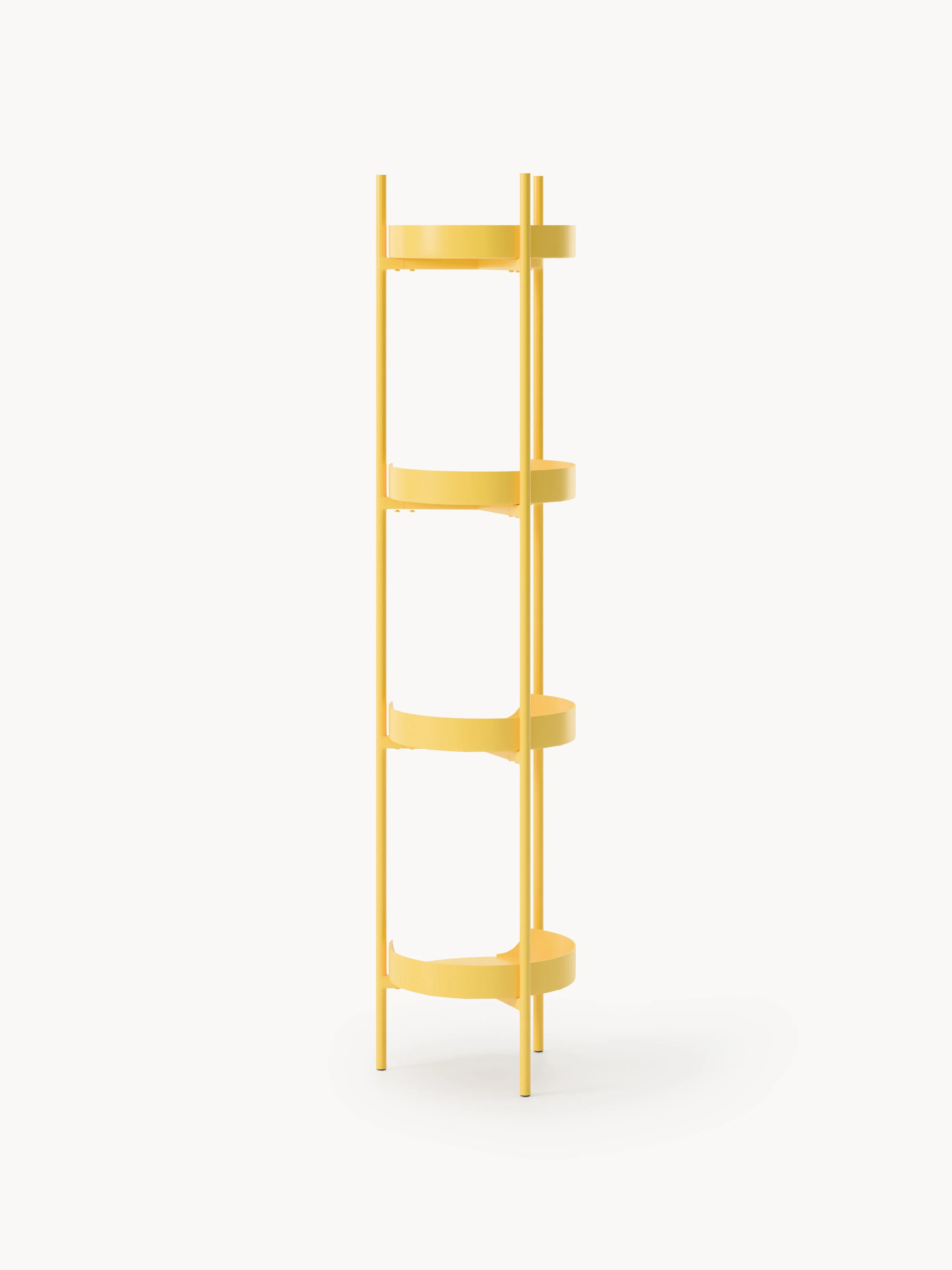 Slanke metalen wandrek Taru