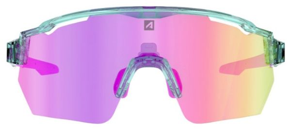 Coffret Lunettes AZR Race RX Crystal Turquoise Verni/Rose / Écran hydrophobe Rose   Incolore