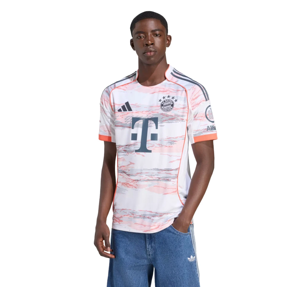 Camisola adidas FC Bayern Segundo Equipamento 2025-2026