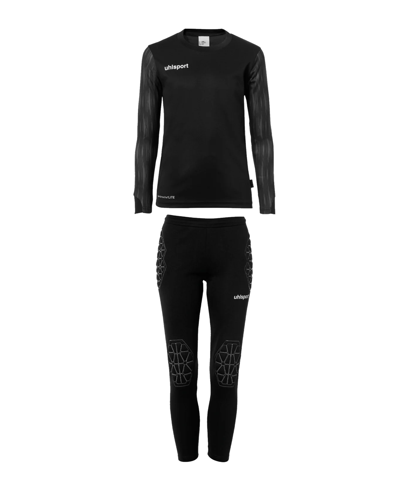 uhlsport Reaction Torwartset Kids Schwarz F01