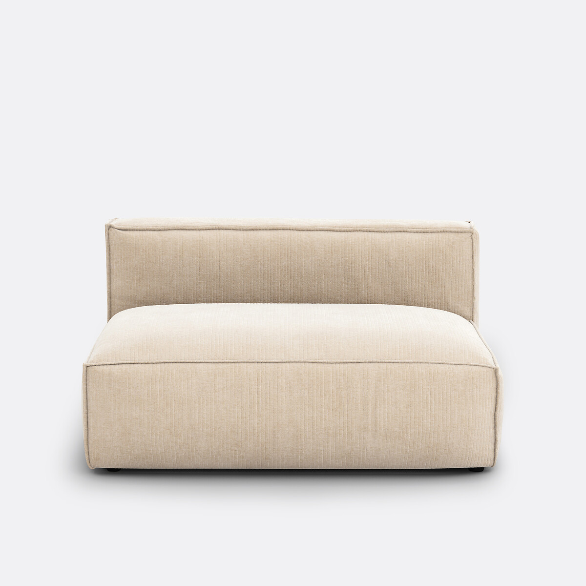 LA REDOUTE INTERIEURS<br>Sofá modular em veludo vintage canelado, Seven