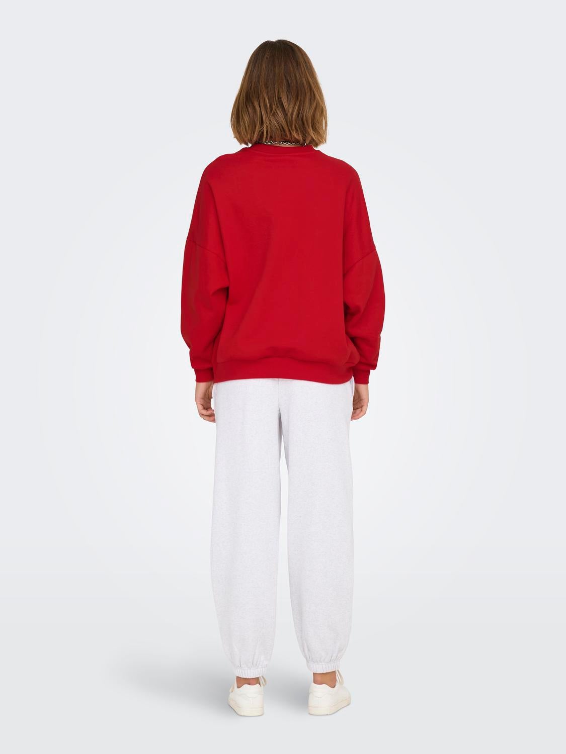 ONLDEBORAH Sweatshirt Mars Red