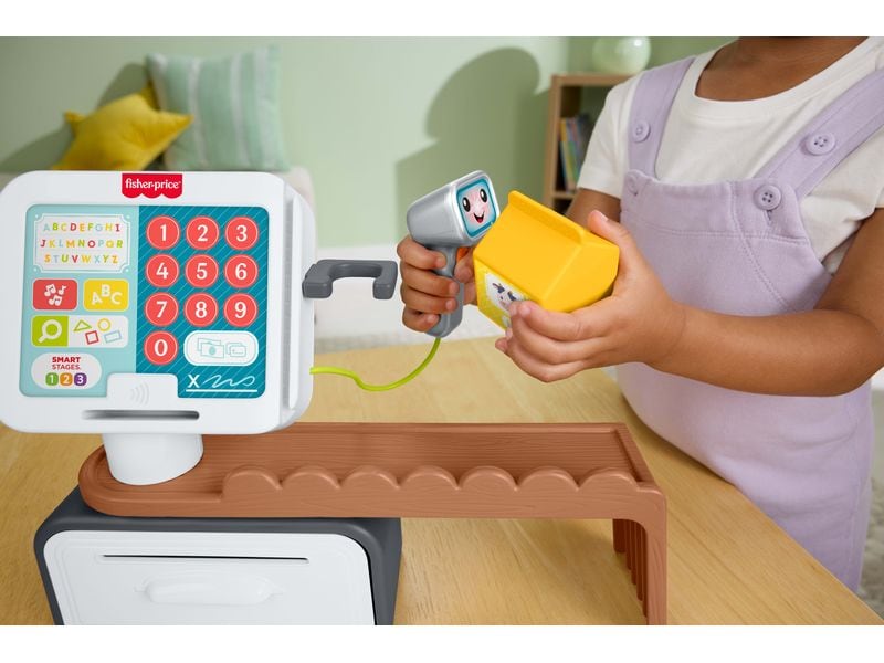 Fisher-Price Meine erste Spielkasse Elektrisches Lernspielzeug für Kleinkinder