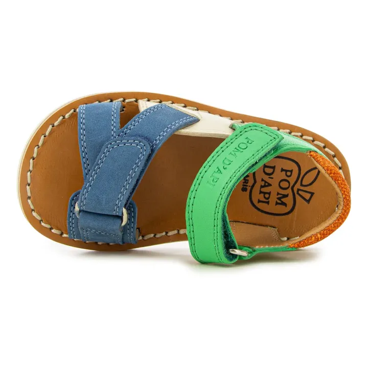 Pom d'Api Sandales Waff Jimy | Vert