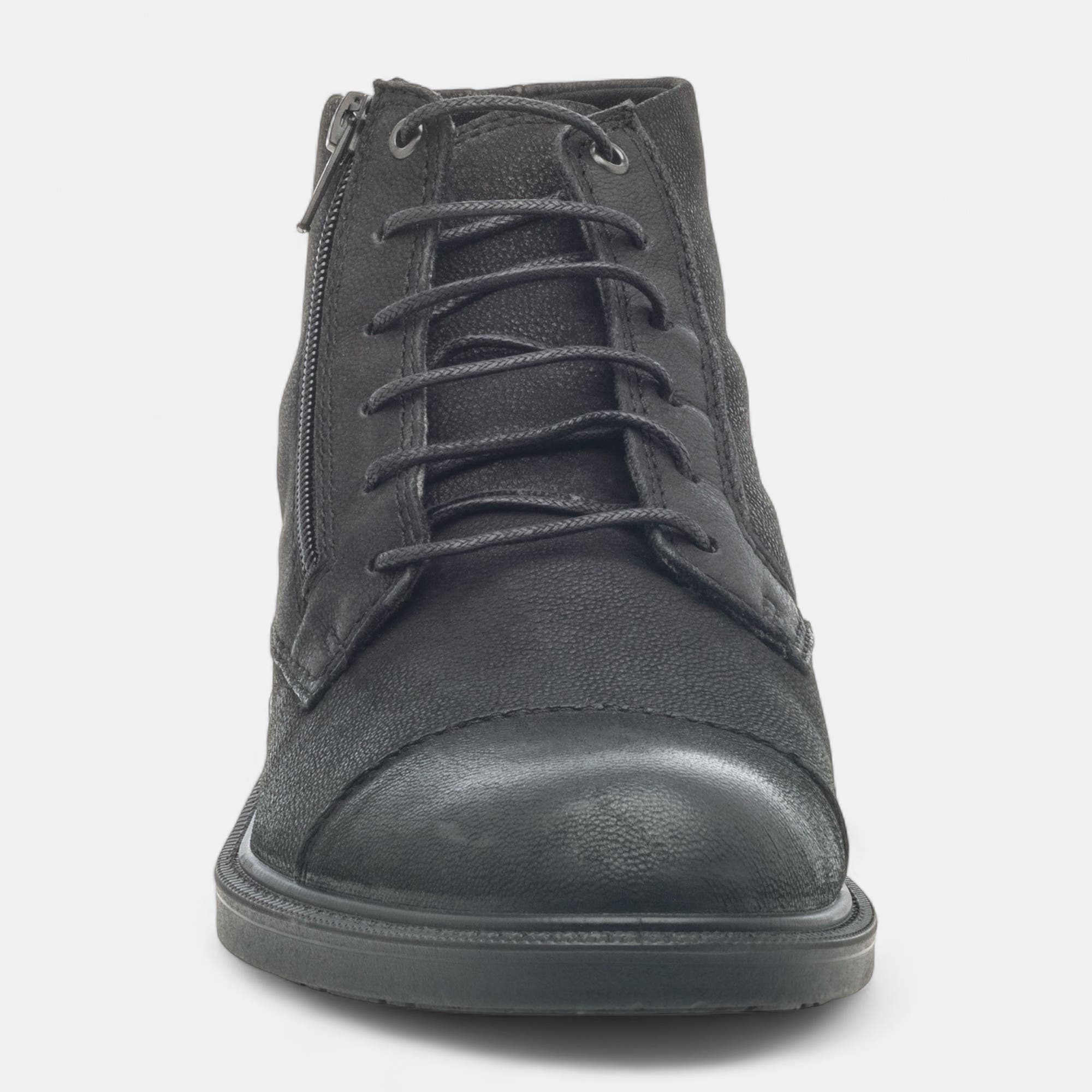 Bottines Homme en cuir noir