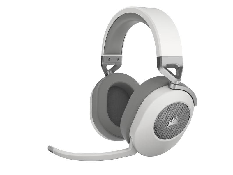 Corsair Headset HS65 Wireless Weiss Kabellosses Gaming Headset mit Surround Sound