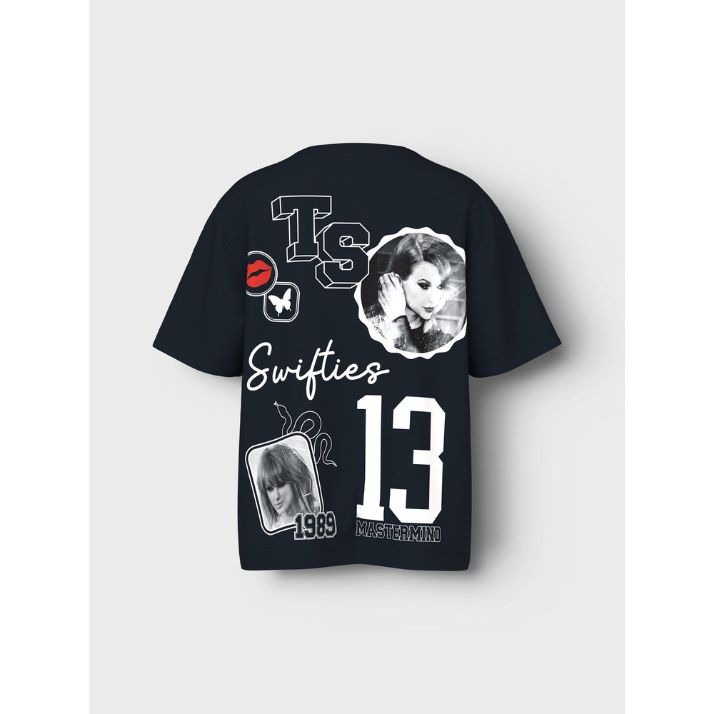 Køb Name It Black Feyre Celebrity Icons Regular T-Shirt