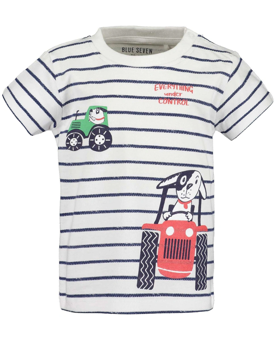 T-Shirt TRACTOR DOGS 2-teilig in white