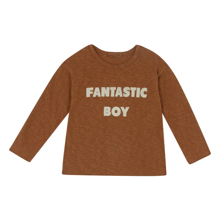 Babe & Tess T-Shirt Manches Longues Fantastic Boy | Argile